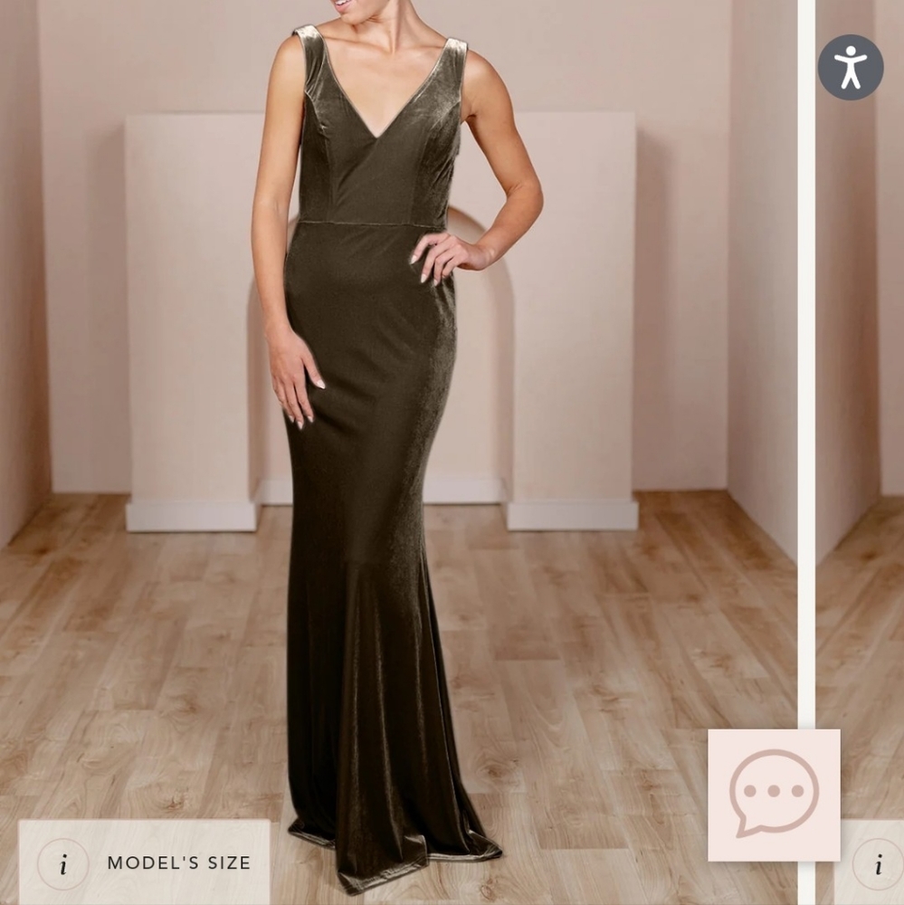Revelry Velvet Bridesmaid Dress Dakota Style